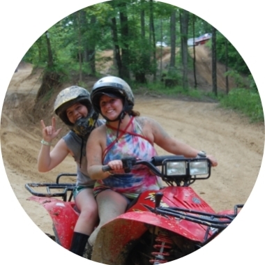 Girls on 4 wheeler